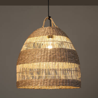 Imagen de Lámpara Colgante Fibras Naturales para Exterior Big Sami Ø450 mm ILUZZIA