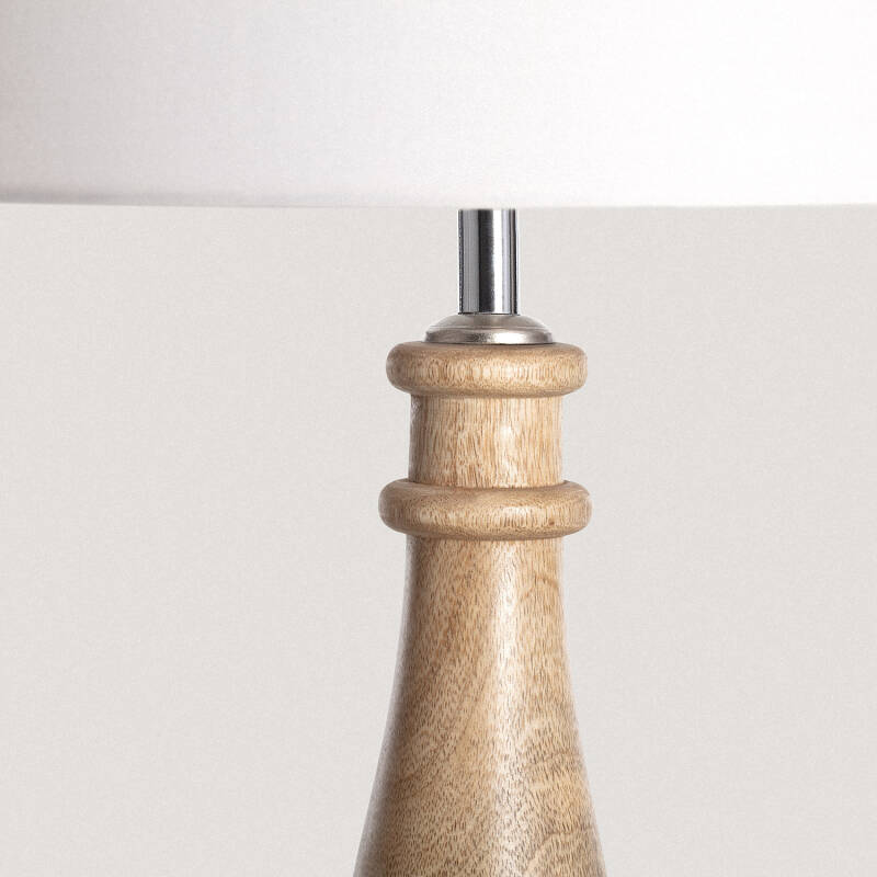Imagem de Candeeiro de Mesa Madeira Dinka ILUZZIA 