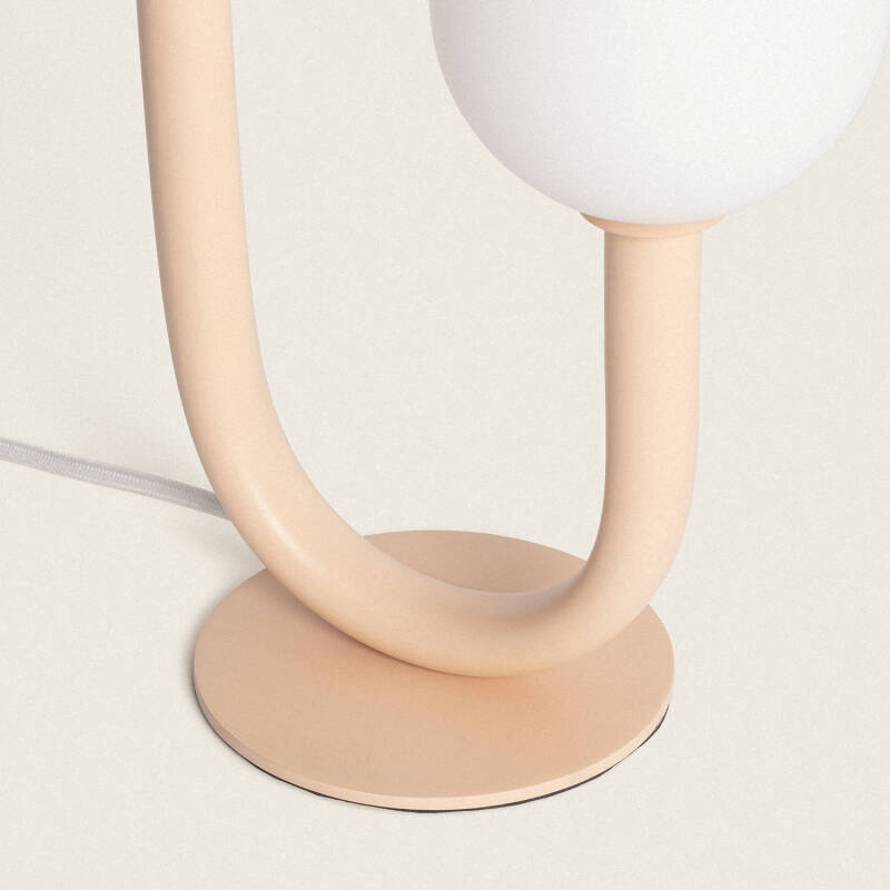 Imagen de Lámpara de Mesa Metal y Cristal Zeina
