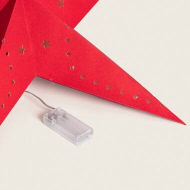 Imagem de Estrela Papel LED com Bateria 60 cm Wensha
