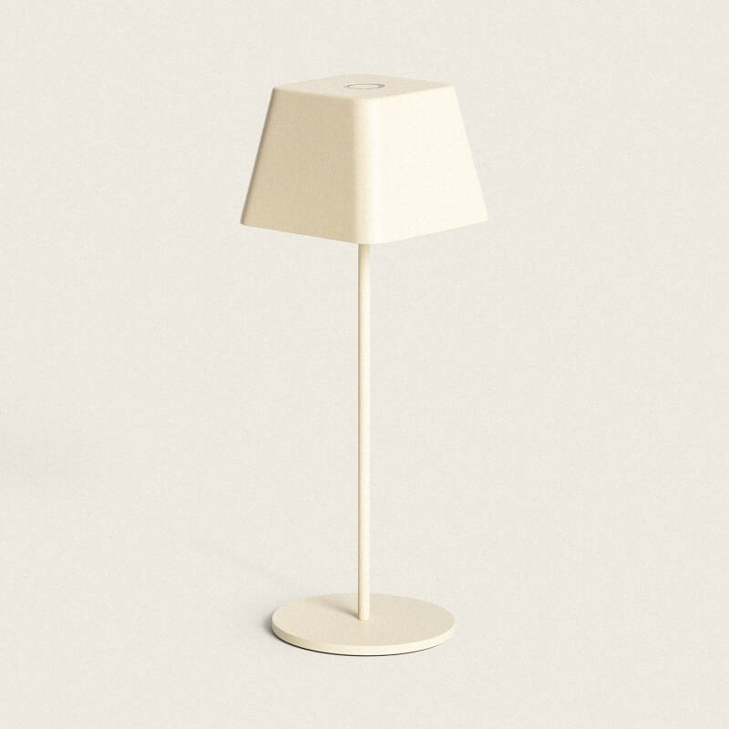 Imagen de Lámpara de Mesa LED Portátil para Exterior Aluminio con Batería Recargable Willy