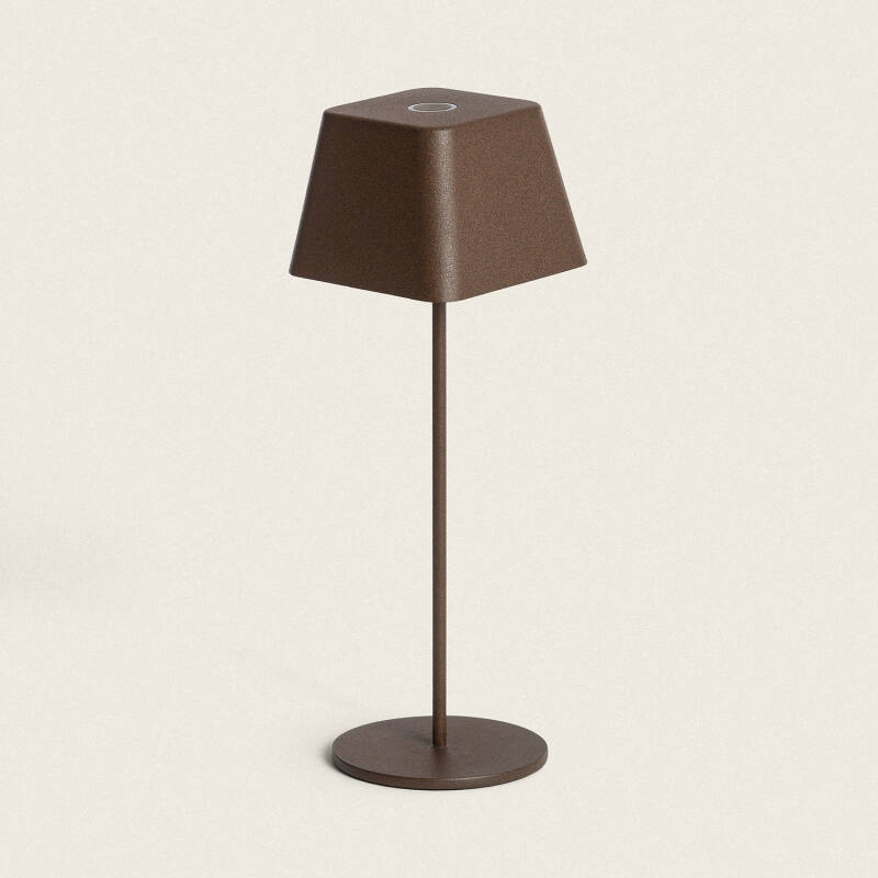 Imagen de Lámpara de Mesa LED Portátil para Exterior Aluminio con Batería Recargable Willy