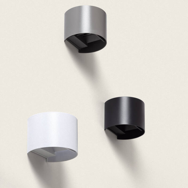 Imagen de Aplique de Pared Exterior LED 6W PC Aluminio Iluminación Doble Cara Eros