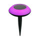 Imagem de Baliza LED Solar RGBW com Espeto para Smartphone Controlo Blueetooth 