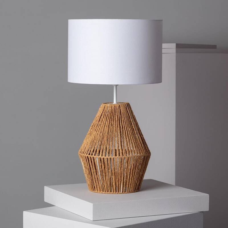 Imagem de Candeeiro de Mesa de Papel Trançado Trilla