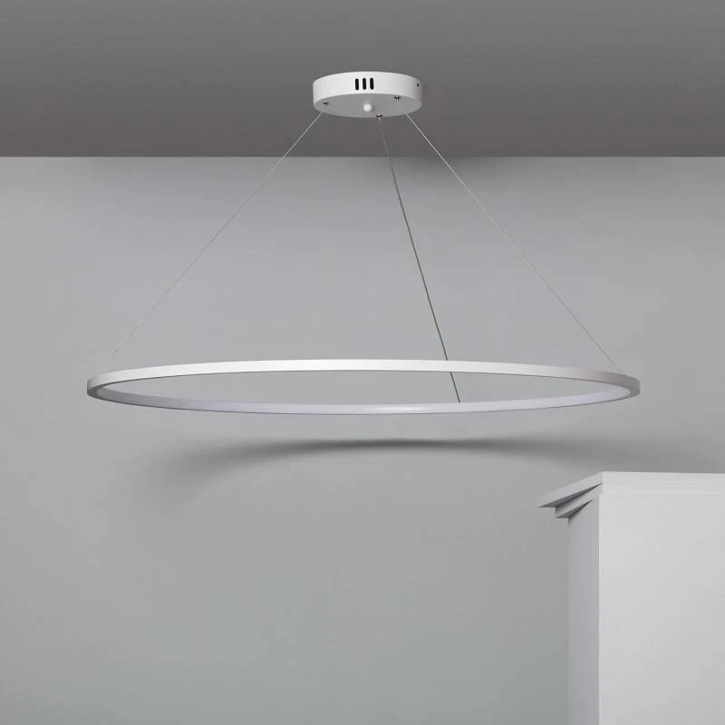 Imagen de Lámpara Colgante LED 28W Aluminio CCT Seleccionable Big Ivalo Ø 1 Metro