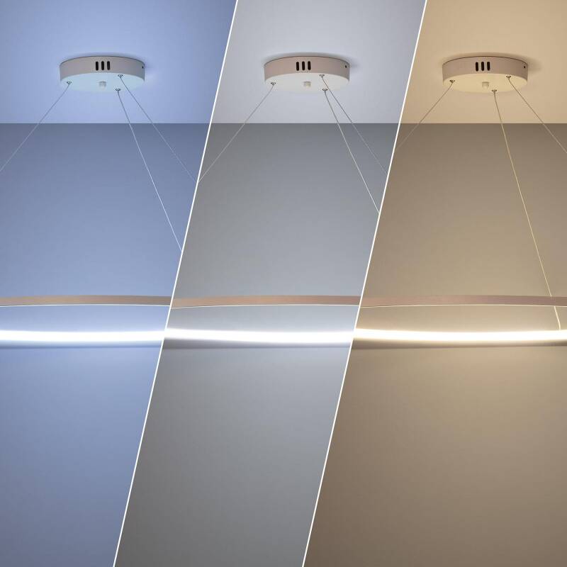 Imagem de Candeeiro Suspenso LED 28W Metal CCT Seleccionável Big Ivalo