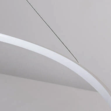 Imagen de Lámpara Colgante LED 28W Aluminio CCT Seleccionable Big Ivalo Ø 1 Metro