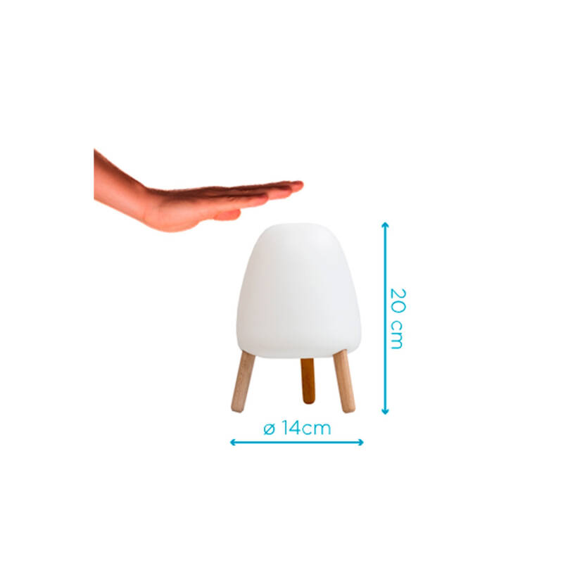 Imagem de Candeeiro de Mesa LED Rocket 20 Battery  Imagem de Candeeiro de Mesa LED Rocket 20 Battery