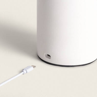 Imagem de Candeeiro de Mesa Gesso Rise Uplighter com Bateria USB Recarregável Imagem de Candeeiro de Mesa Gesso Rise Uplighter com Bateria USB Recarregável