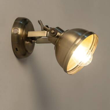 Imagem de Candeeiro de Parede de Latão com Bateria USB Recarregável