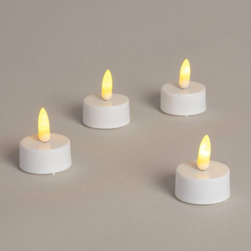 Imagen de Pack 4 Velas LED Mini con Batería Dahun