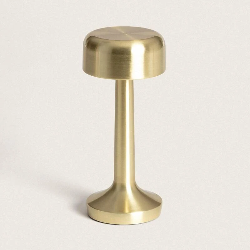 Imagen de Lámpara de Mesa LED Portátil Metal con Batería USB Recargable Ciara