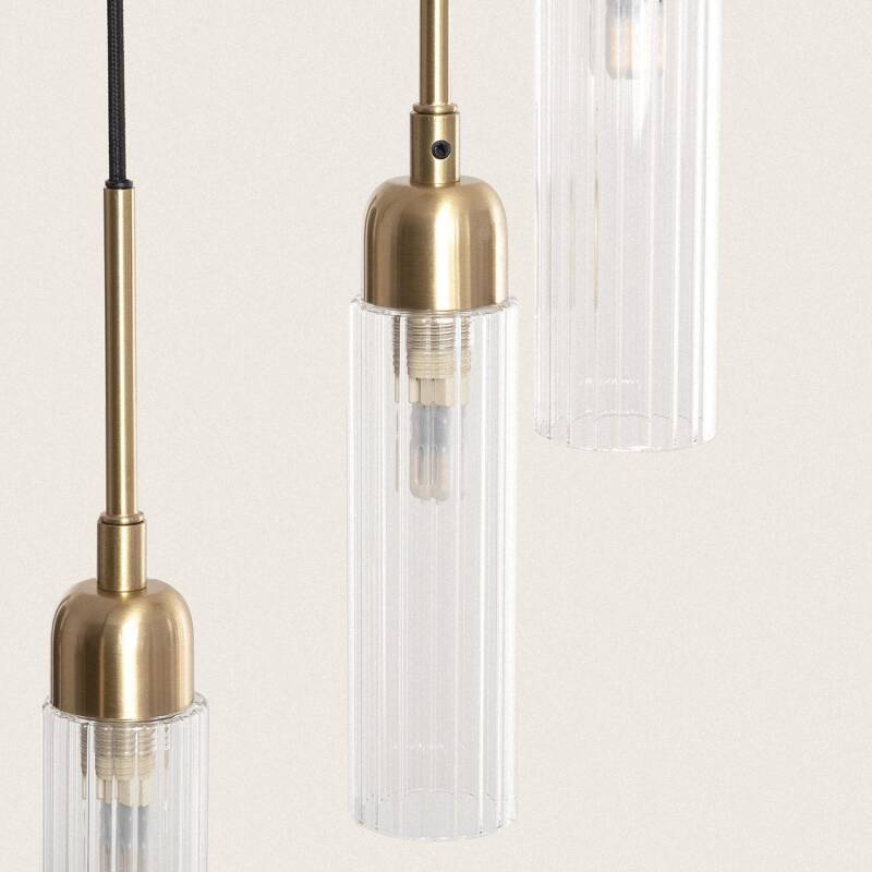 Imagen de Lámpara Colgante Metal y Cristal Sest Iraide