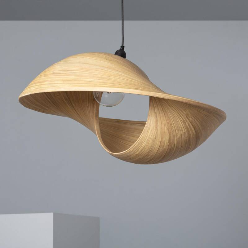 Imagem de Candeeiro Suspenso Bambu Shuka Big Acacia Ø600 mm ILUZZIA Imagem de Candeeiro Suspenso Bambu Shuka Big Acacia Ø600 mm ILUZZIA