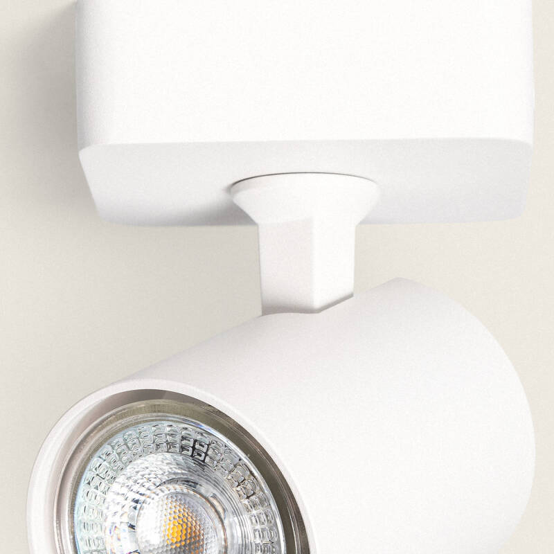 Imagen de Lámpara de Techo Orientable Aluminio Cora 1 Foco Blanco