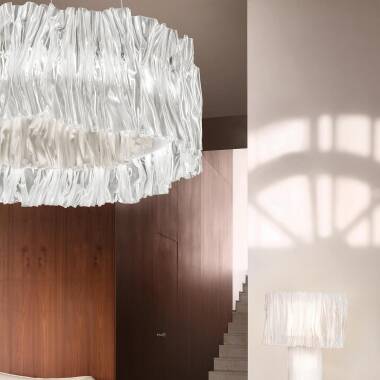 Producto de Lámpara Colgante SLAMP Accordéon Suspension White