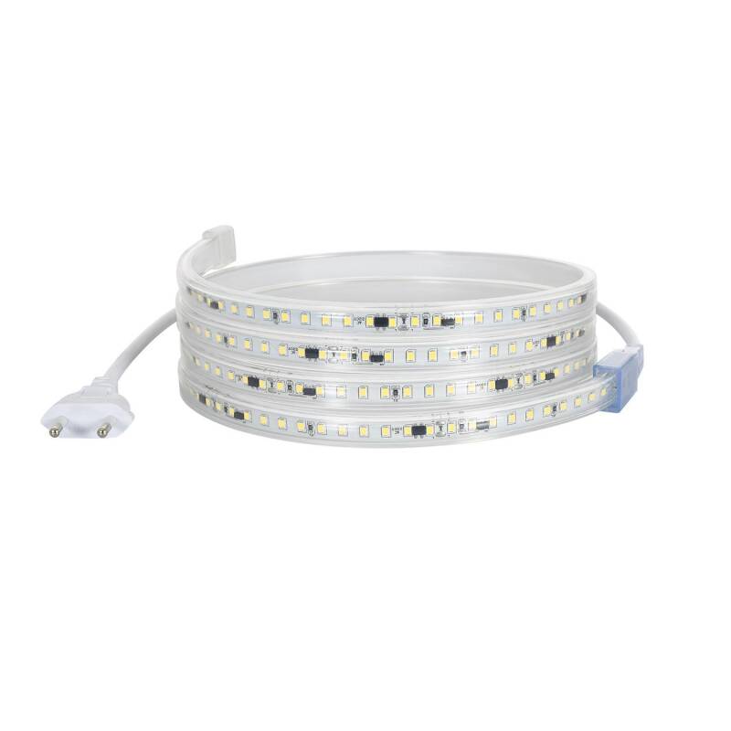 Imagen de Tira LED Regulable 220V AC Solid 120 LED/m Blanco Frío IP65 a Medida Ancho 14mm Corte cada 10 cm