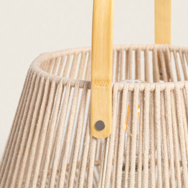 Imagen de Lámpara de Mesa Cuerda de Algodón Bris Diantha