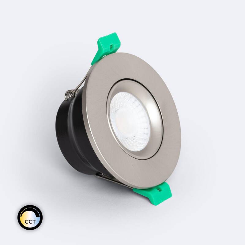 Imagem de Downlight LED 8W Circular Regulável IP65 Corte Ø65 mm CCT Selecionável RF90 Design Ajustável