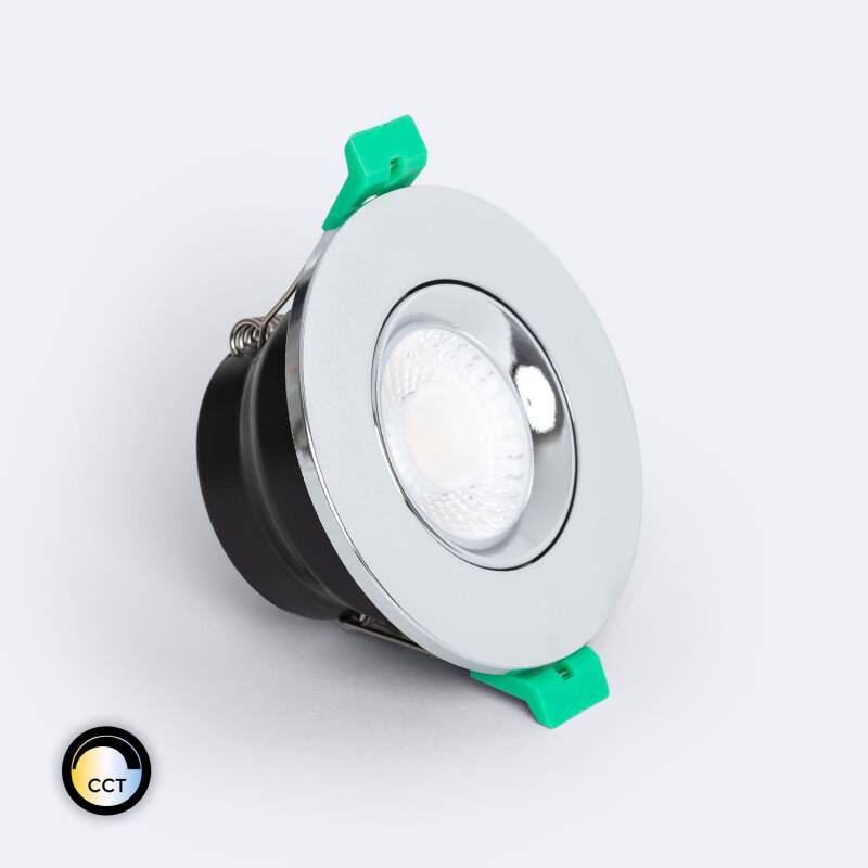 Imagen de Foco Downlight LED 5-8W Ignífugo Circular Regulable IP65 Corte Ø 65 mm Design Ajustable