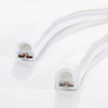 Imagen de Tira LED Neón Regulable 220V Blanco Cálido Semicircular 180 9W/m Corte 100cm IP67 a Medida