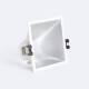 Imagem de Aro Downlight Quadrado 45º Baixo UGR para Lâmpada LED GU10 / GU5.3 Corte 85 x 85 mm
