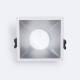Imagem de Aro Downlight Quadrado 45º Baixo UGR para Lâmpada LED GU10 / GU5.3 Corte 85 x 85 mm