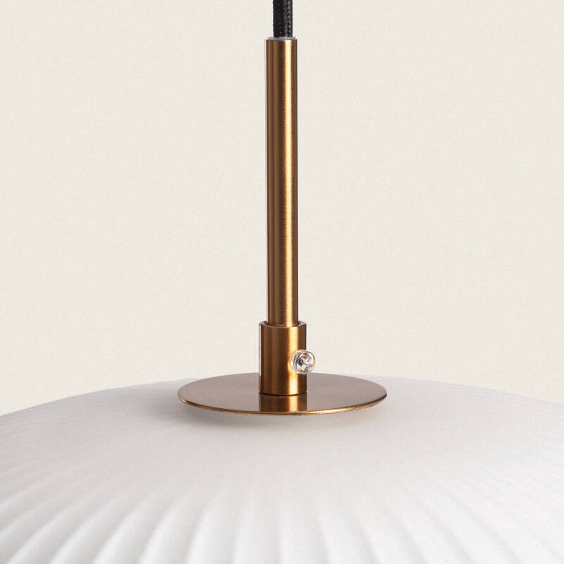 Imagem de Candeeiro Suspenso Metal e Vidro Beca Oblade