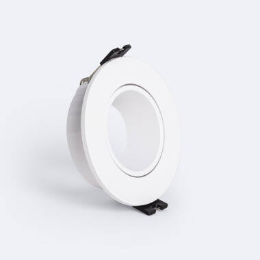 Aro Downlight Cónico Bajo UGR para Bombilla LED GU10 / GU5.3 Corte Ø 75mm