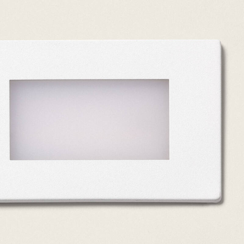 Imagem de Baliza Exterior LED de 3W em Aço Inoxidável Encastrável na Parede Adal