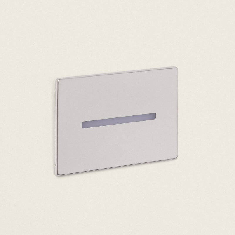 Imagen de Baliza Exterior LED 3W Acero Inoxidable Empotrable Pared Wabi Lineal