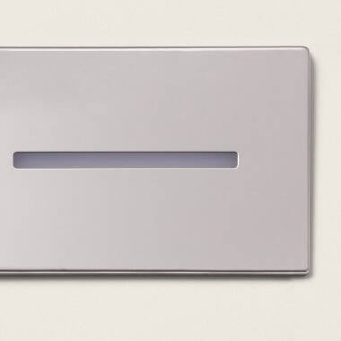 Imagen de Baliza Exterior LED 3W Acero Inoxidable Empotrable Pared Wabi Lineal