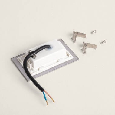 Imagen de Baliza Exterior LED 3W Acero Inoxidable Empotrable Pared Wabi Lineal