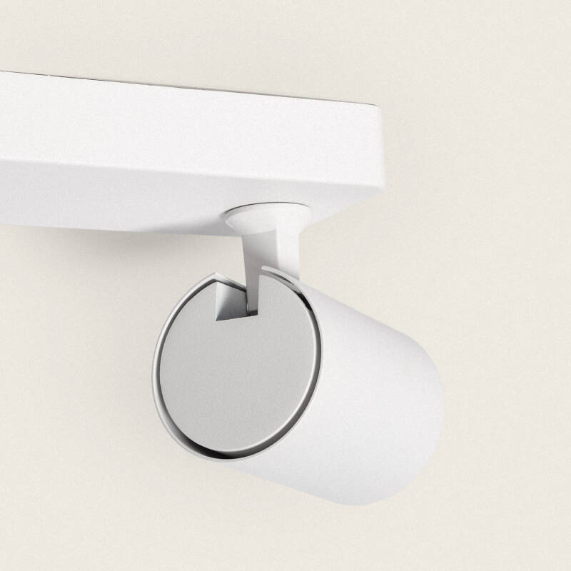 Imagen de Lámpara de Techo Orientable Aluminio Cora 2 Focos Blanco