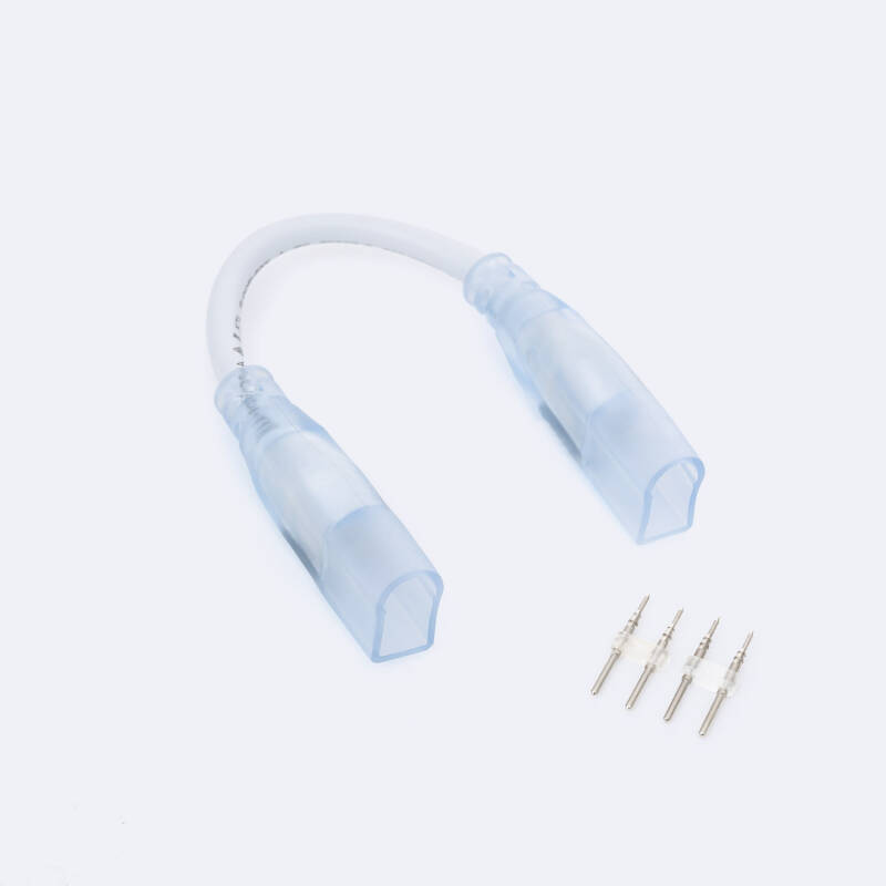 Imagen de Conector Tira Neón LED Regulable 220V N-FLEX 8 Doble con Cable