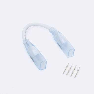 Conector Tira Neón LED Regulable 220V N-FLEX8 Doble con Cable