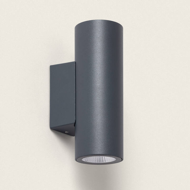 Imagem de Aplique de Parede Exterior LED 12W Alumínio Iluminação Dupla Fase CCT Selecionável Satna