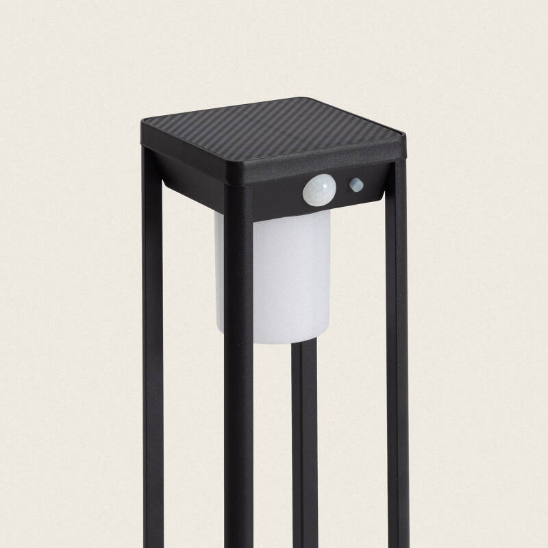 Producto de Baliza de Pie Exterior Solar LED 2,5W 40cm Aluminio con Sensor de Movimiento Devah