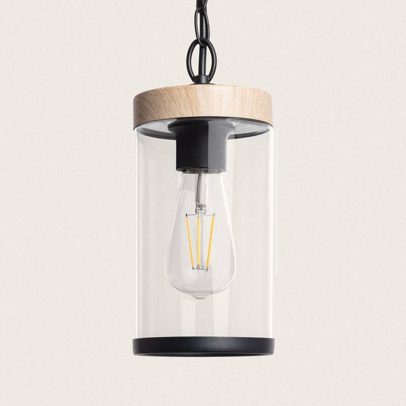 Imagen de Lámpara Colgante Exterior Cristal Silphco