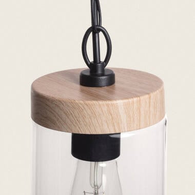 Imagen de Lámpara Colgante Exterior Cristal Silphco