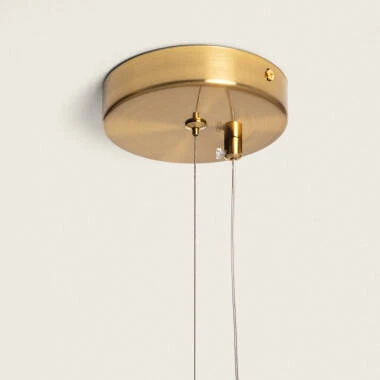 Imagem de Candeeiro Suspenso LED 7W Metal e Vidro Aba 