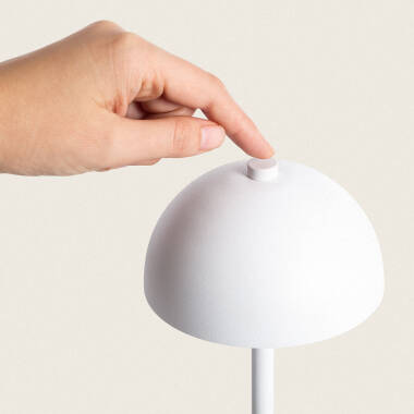 Imagen de Lámpara de Mesa LED Portátil Metal con Batería USB Recargable Kael