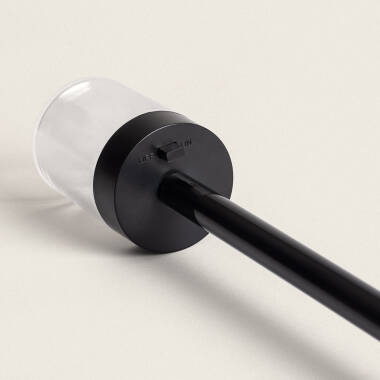 Imagem de Tocha Solar Exterior LED Efeito Chama com Espeto Brako 40cm 