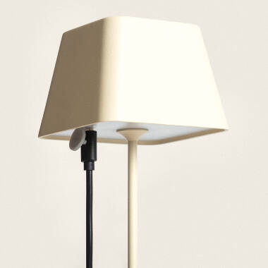 Imagen de Lámpara de Mesa LED Portátil para Exterior Aluminio con Batería Recargable Willy