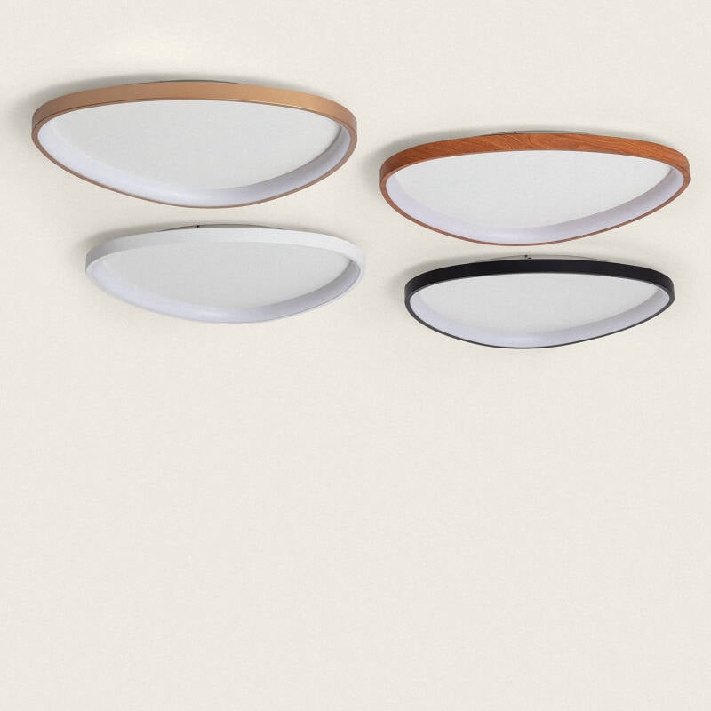 Imagen de Plafón LED 30W Ovalado Aluminio Ø600 mm CCT Seleccionable Owen