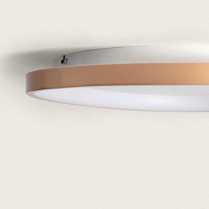 Imagen de Plafón LED 30W Ovalado Aluminio Ø600 mm CCT Seleccionable Owen