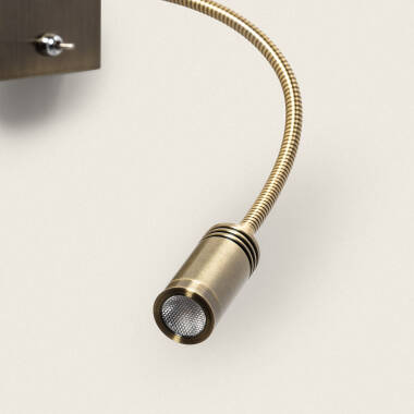 Imagem de Candeeiro de Parede LED 2.5W Metal com Entrada USB Apsley