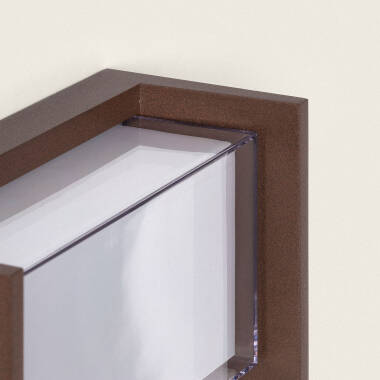 Imagen de Aplique de Pared Exterior LED 12W Aluminio CCT Seleccionable Doble Difusor Arelien Iridix