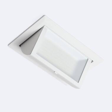 Downlight LED 40W Rectangular Direccionable Chip OSRAM CCT Seleccionable 120 lm/W Corte 227x130 mm
